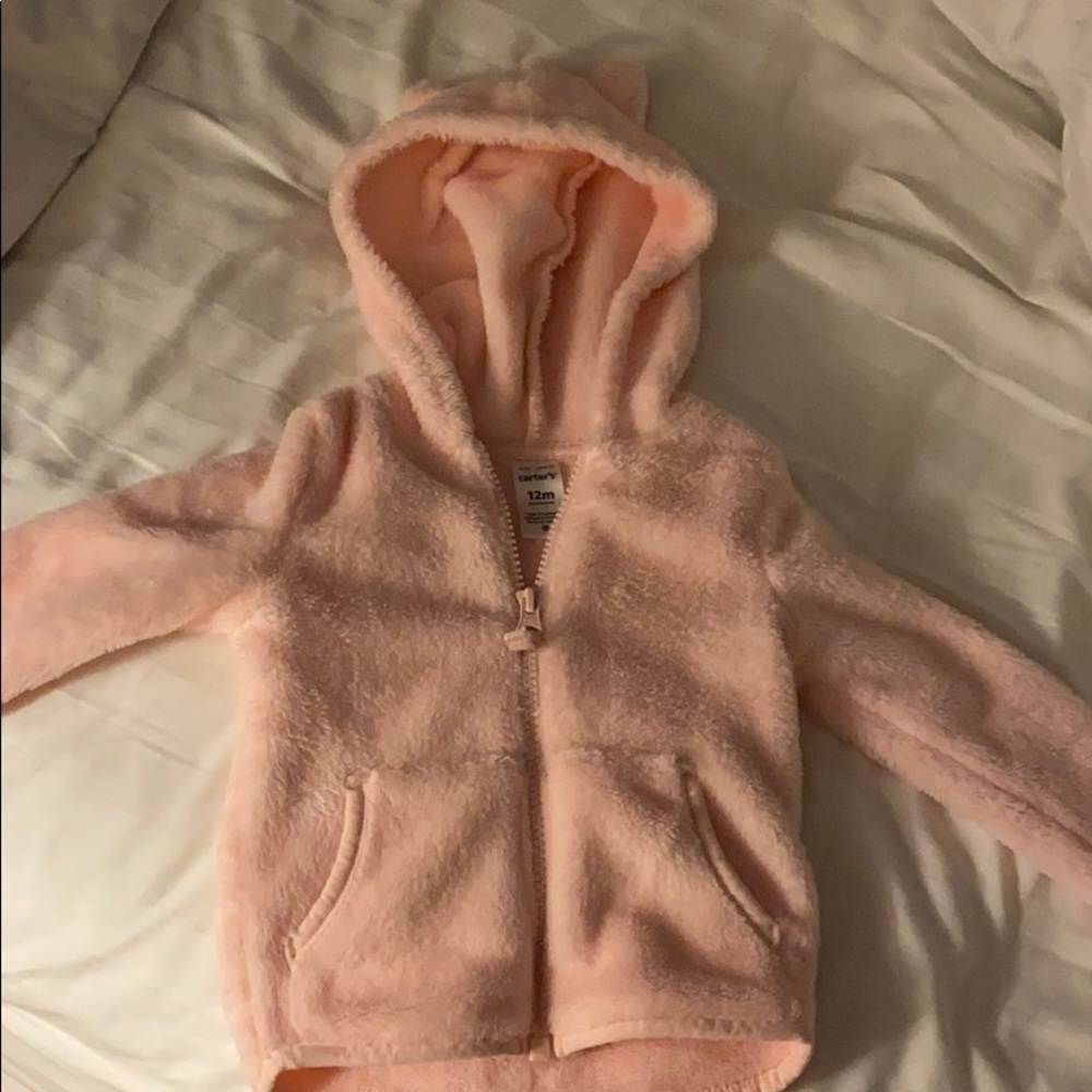 Carter’s pink fleece jacket